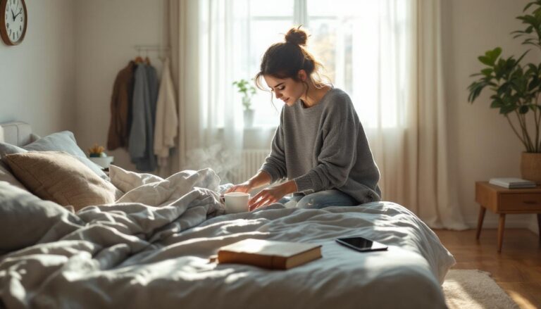 ontdek hoe deze eenvoudige opruimgewoonte helpt om mentale druk te verminderen en je dag ontspannen te starten.