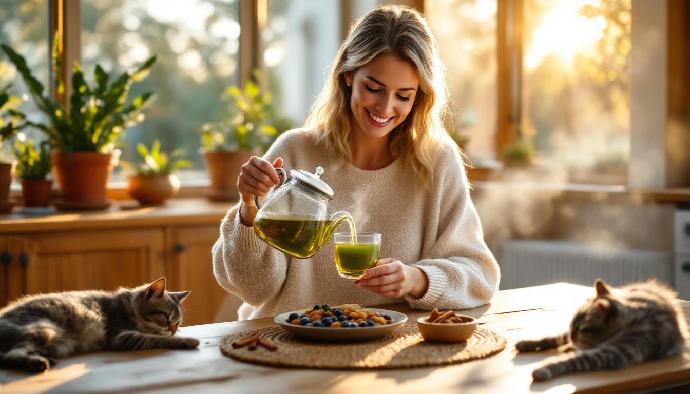 ontdek deze heerlijke drank die bloedsuikerpieken helpt voorkomen, zodat je geen koffie meer nodig hebt om je energiek te voelen.