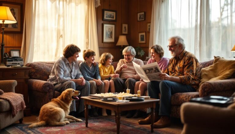 ontdek negen traditionele familierituelen uit de jaren 60 en 70 die hielpen gezinnen hechter te maken en waardevolle herinneringen creëerden.