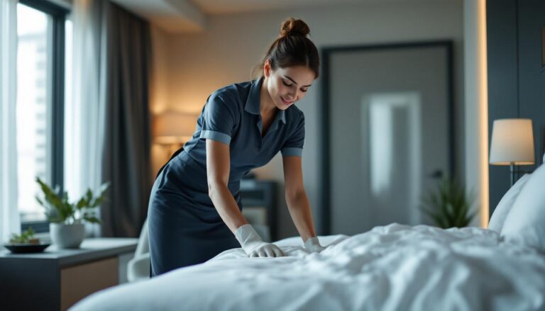 ontdek de perfecte schoonmaaktechniek in slechts 20 minuten waar hotelpersoneel op vertrouwt voor een snelle en grondige reiniging.